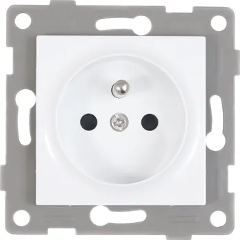 Elektrická zásuvka APPIO Zásuvka pro skleněný rámeček, bílá