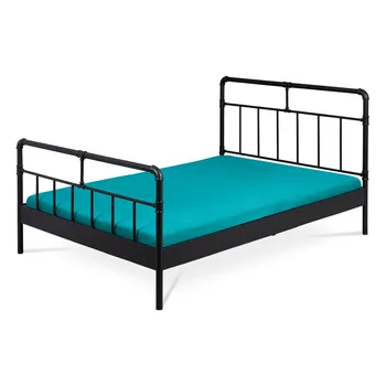Postel Autronic BED-1922 BK 140 x 200 cm černý lak