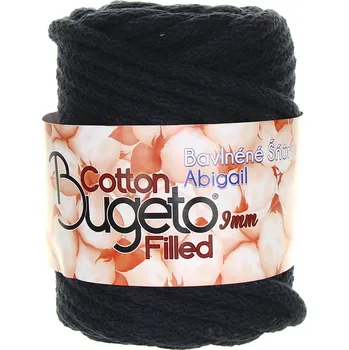 Bugeto Bavlněné šňůry 9 mm tmavě modrá 206