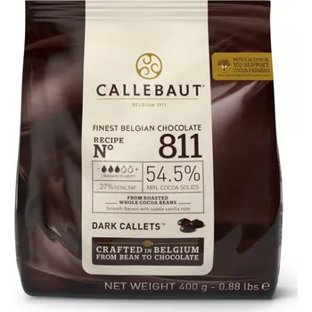 Potravina Callebaut Hořká čokoláda 54,5 % 400 g