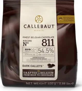 Čokoláda Callebaut Hořká čokoláda 54,5 % 400 g