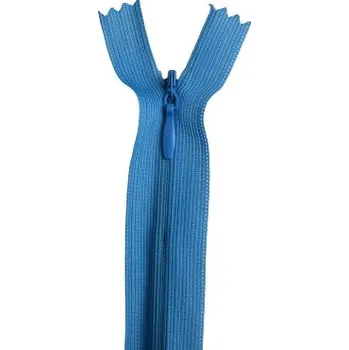 Zip Skrytý zip v tyrkysové barvě 20cm I-3W0-20-208