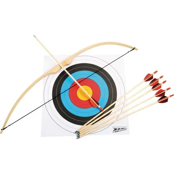 Dětská zbraň Legler 6743 Dřevěný luk se šípy a terčem