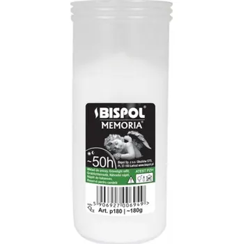 Svíčka Nohel Garden Náplň do hřbitovní lampy lisovaný vosk plastová 180g d6x14cm