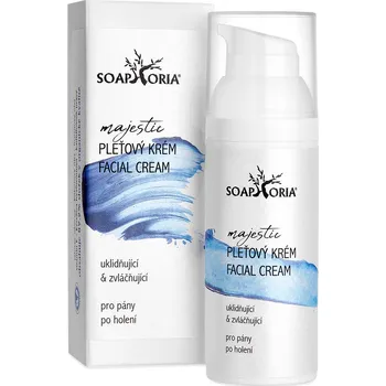 Kosmetika Soaphoria Zklidňující a zvláčňující krém po holení pro pány 50 ml