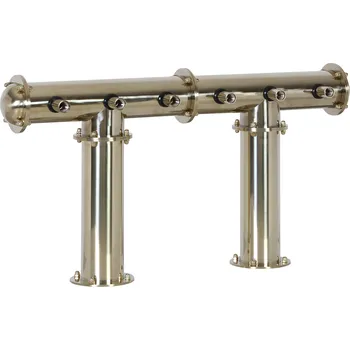 Příslušenství pro výčepní zařízení Varia-Plus Výčepní stojan TT6 zlatý bez kohoutů bez medailonů standard dochlazení