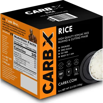 Rýže Carb X Konjaková rýže fitness 6x 100 g