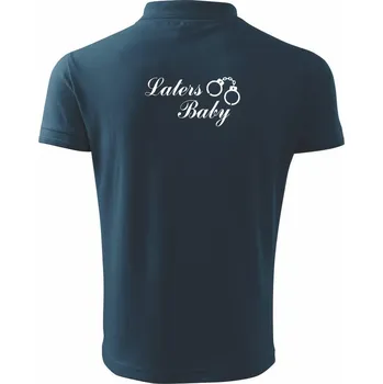 Pánská košile Laters baby pouta - Polokošile pánská Pique Polo 203 - 3XL ( Námořní modrá (velmi tmavá - téměř černá) )