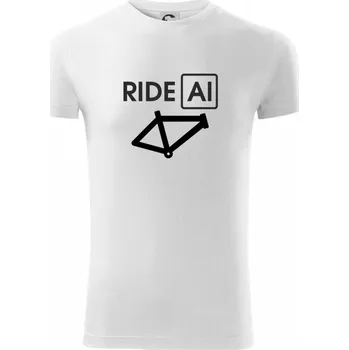Pánské tričko Ride Al - Viper FIT - Pánské zůžené tričko - XL ( Bílá )