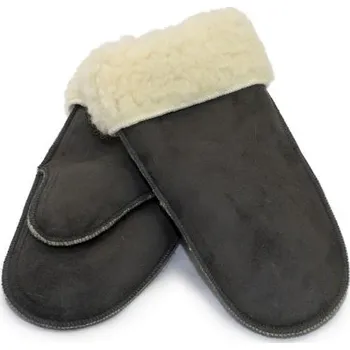 Rukavice Rukavice palčáky velur grafit M