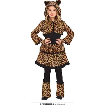 Karnevalový kostým Guirca Fiestas Španělsko Dívčí kostým leopard varianta: 5 až 6 let