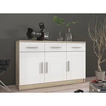 Ložnice DAREK komoda 3D3S, dub sonoma/bílá