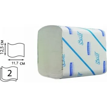 Toaletní papír Toal. papír Scott, skládaný, bílý, 2vrst., 36x250útr.