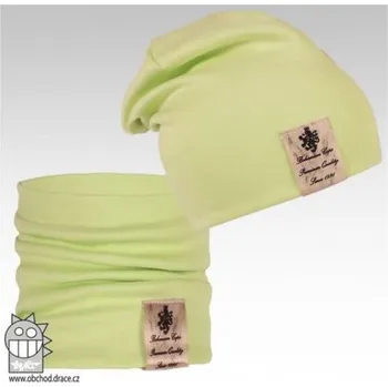 Čepice Dráče Dětský bavlněný set Pastels Double Set 04, 46-48