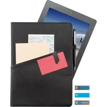 Pouzdro na tablet Univerzální kožené pouzdro s držákem na tablet Komo, 9-10", XD Design, černé