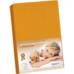 Jersey s elastanem - oranžová - 200x220 cm