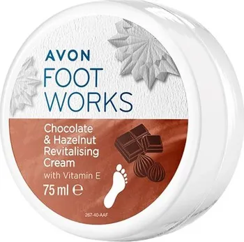 Kosmetika na nohy AVON Foot Works revitalizační krém na nohy s vitaminem E 75 ml