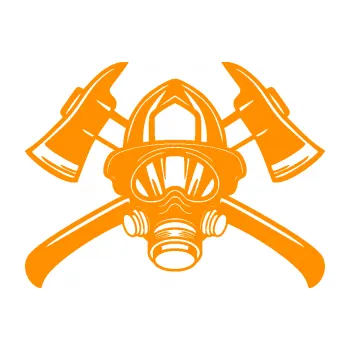 Samolepící dekorace Hasič 014 (06 - oranžová) SAMOLEPKA NA AUTO, NÁLEPKA, FÓLIE, POLEP, TUNING, VLASTNÍ TEXT, TISK, AUTOSAMOLEPKY.cz, POLEPY, OBRÁZEK, LOGO, 3D STICKERS