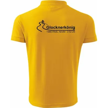 Pánská košile Glockner - Polokošile pánská Pique Polo 203 - L ( Žlutá )