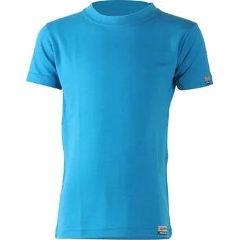 Pánské tričko Dětské MERINO triko Lasting TONY - MODRÉ KONFEKČNÍ VELIKOST: 120