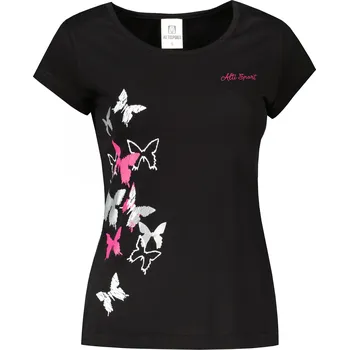 Dámské tričko Dámské triko ALTISPORT CARRYOVER ALW134122 ČERNORŮŽOVÁ S