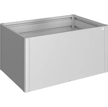 Truhlík Biohort Zvýšený truhlík na zeleninu 1,5 x 1 stříbrná metalíza (Rozměr 152 x 102 x 77 cm)
