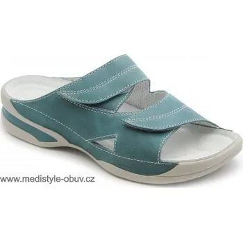 Dámská zdravotní obuv MEDISTYLE LUCY 5L-E17/9 pantofel tyrkysový, tyrkysová - 39