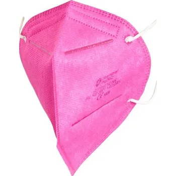 respirátor General Public Respirátor FFP2 růžový 10 ks