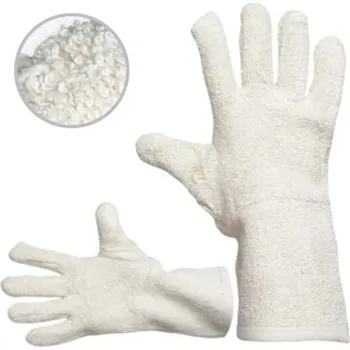 Pracovní rukavice Rukavice pracovní LAPWING (vel. 10) textilní, bavl. tkanina, délka 35 cm, částečná tepelná izolace