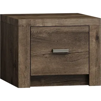 Jídelní stůl Eoshop Noční stolek DIAPOSILANNI I-24 jasan tmavý (Provedení: Pravé otvírání dvířek)