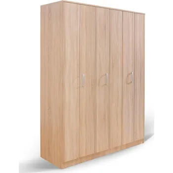 Šatní skříň Skříň třídvéřová kombinovaná dub FORTUNA