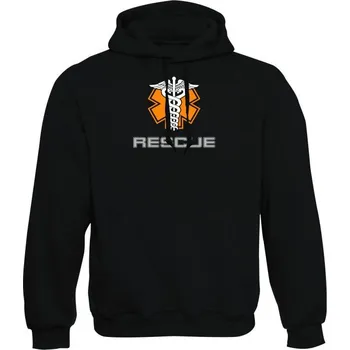 Pánská mikina Mikina s kapucí Rescue - černá