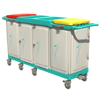 Koš na prádlo Hygienický vozík 190G na čisté a špinavé prádlo