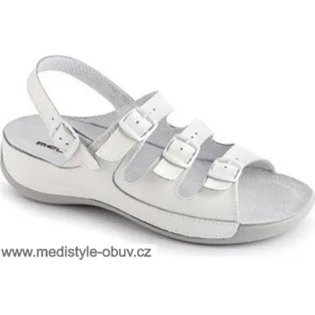 Dámská zdravotní obuv MEDISTYLE PAVLA LP-V21 sandál bílý, bílá - 38