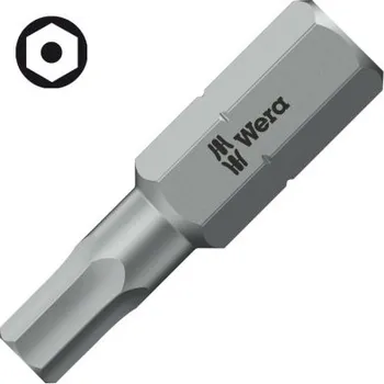 Sada nářadí Wera 05056345001 - Bit 1/4" Imbus 5,0x 25mm, serie 840/1 Z BO - s bezpečnostním otvorem Hex-Plus