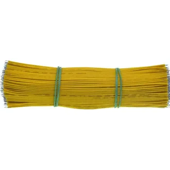 Elektronická stavebnice LaskaKit_cz Propojovací vodiče 20cm 100 kusů Žlutá
