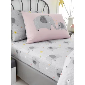 Povlečení Sada prostěradla a povlak na polštář slon
