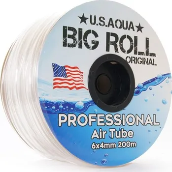 Kompresor do akvária Hadička vzduchovací silikonová 200 metrů černá