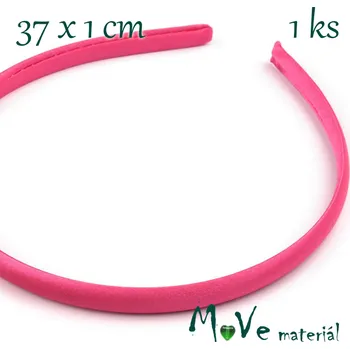 Čelenka jednoduchá potažená malinová/10mm