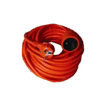 Prodlužovací kabel Solight prodlužovací přívod - spojka, 1 zásuvka, 30 m, 3 x 1,5mm2, oranžová