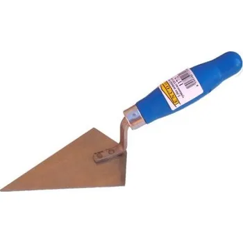 Sada nářadí Enco 115/2 - Lžíce zednická 130x75mm, pokrývačská, nerezová, dřevěná ruko