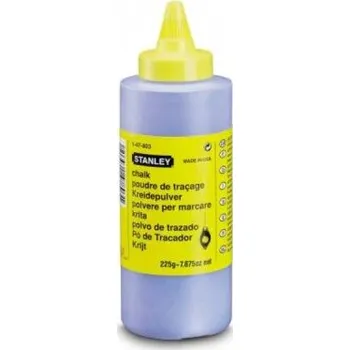 Sada nářadí Stanley 1-47-803 - Barva, pudr, křída MODRÁ 225g na šňůru lajnovací - brnkačku