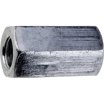 Matice Matice prodlužovací M6 šestihranná, zinek bílý, 200ks