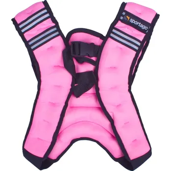 Zátěžové oblečení Zátěžová vesta na běh Sportago Brisk 5 kg, růžová