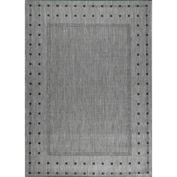 Koberec Kusový koberec Level 20329 silver/black - 140 x 200 cm