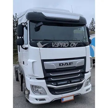 Plexi ofuk oken Sluneční clona DAF XF Space cab 2017-, art. AE5162AS- akrylová část včetně montážní sady (Akrylová část s kompletní montážní sadou(držáky atd.))