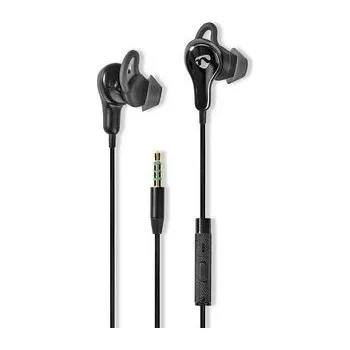 Sluchátka Kabelová Sluchátka | 3.5 mm | Délka kabelu: 1.20 m | Vestavěný mikrofon | Ovládání Hlasitosti | Křidélka | Černá