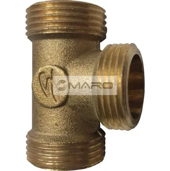 Instalatérský materiál T-kus mosazný č.131 MMM 1", 6166201