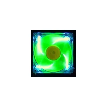 PC ventilátor AEROCOOL AeroFans UV LED Fan Frame-Blue / Blade-Green