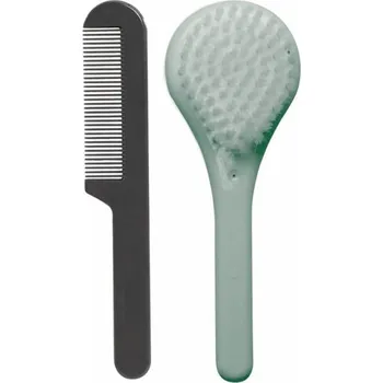 kartáč na vlasy LUMA BABYCARE Luma dětský kartáček a hřebínek Sage Green